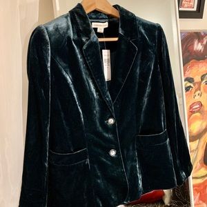 Coldwater Creek Velvet Jacket